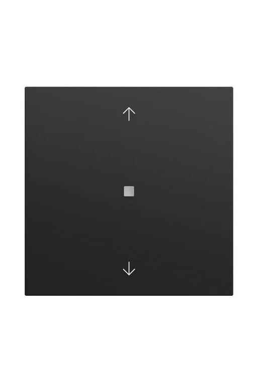 GIRA Wippe 1f Pfeile Kontrollf. System 70 Sch warz m(lack.)