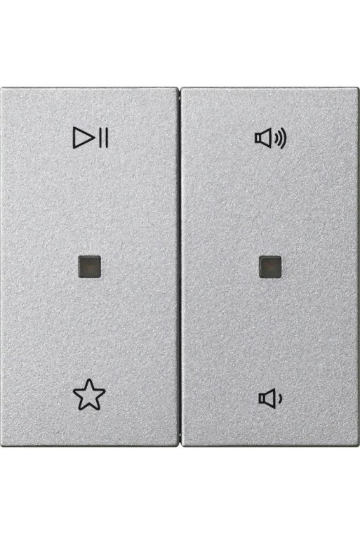 GIRA Wippe 2f Audiostrg System 55 F Alu