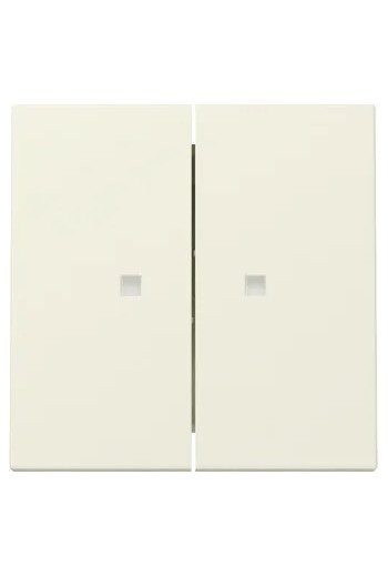 GIRA Wippe 2f Kontrollf. System 55 Cremeweiß