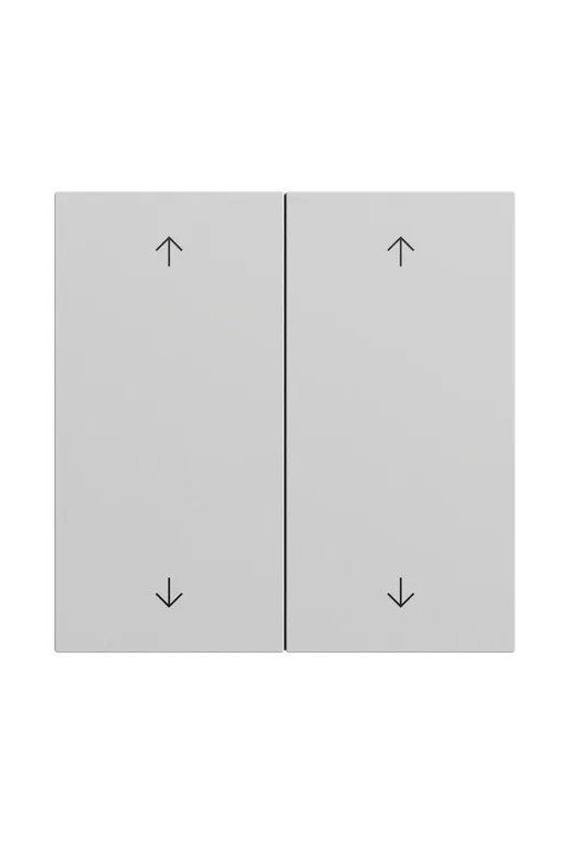 GIRA Wippe 2f Pfeile System 70 Grau m(lack.)