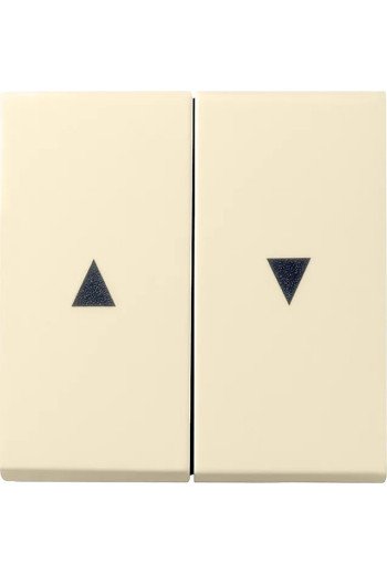 GIRA Wippe 2f Pfeilsymbol System 55 Cremeweiß