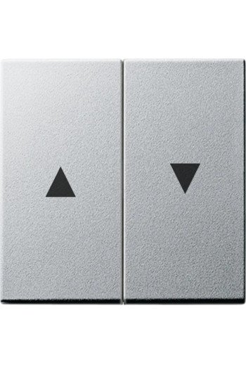 GIRA Wippe 2fach mit Pfeilsymbol System 55 alu