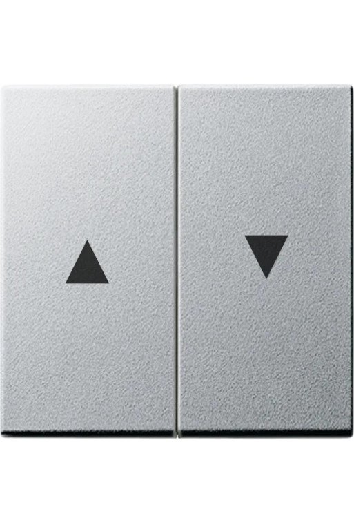 GIRA Wippe 2fach mit Pfeilsymbol System 55 alu