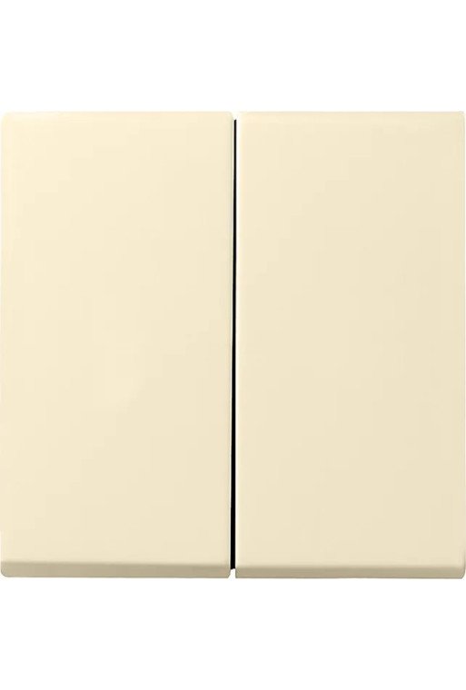 GIRA Wippe 2fach System 55 cremeweiß glänzend