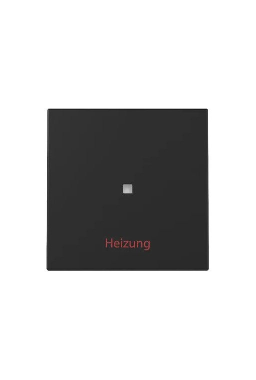 GIRA Wippe Kontrollf. + Heizung Ein/Aus Syste m 55 Schwarz m