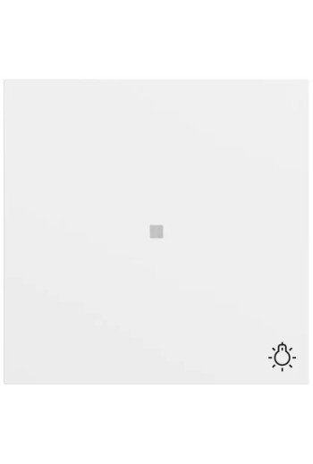 GIRA Wippe Kontrollf. + Symb. Licht System 70 Reinweiß m(lack.)