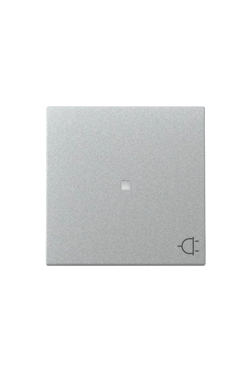 GIRA Wippe Kontrollf. + Symb. Steckd. System 55 F Alu