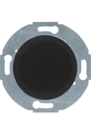 HAGER Blindverschluss mit ZS 1930/Glas schwarz