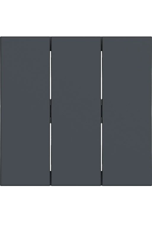 HAGER Wippe 3fach A.x/C.x anthrazit matt lack