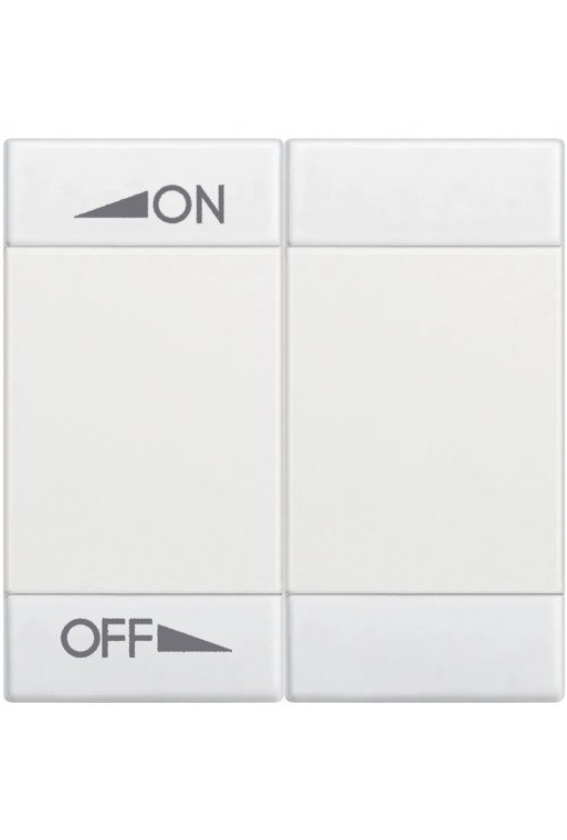 BTICINO Living Light Wippe Laut/Leise 2 modulig in weiss
