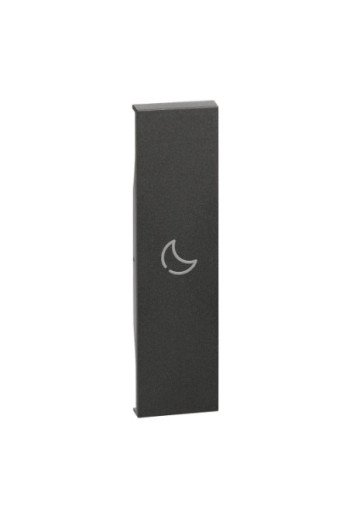 BTICINO LivingNow 1-mod. Tastenabdeckung für MyH ome mit Symbol "Nacht" Farbe Black