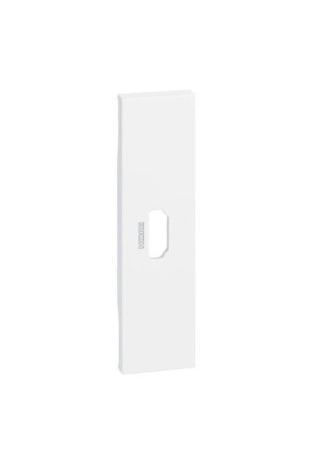 BTICINO LivingNow 1-modulige Abdeckung für HDMI- Anschlussdose in der Farbe White