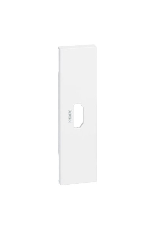 BTICINO LivingNow 1-modulige Abdeckung für HDMI- Anschlussdose in der Farbe White