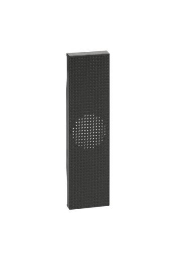 BTICINO LivingNow 1-modulige Abdeckung für Kling el und Summer in der Farbe Black
