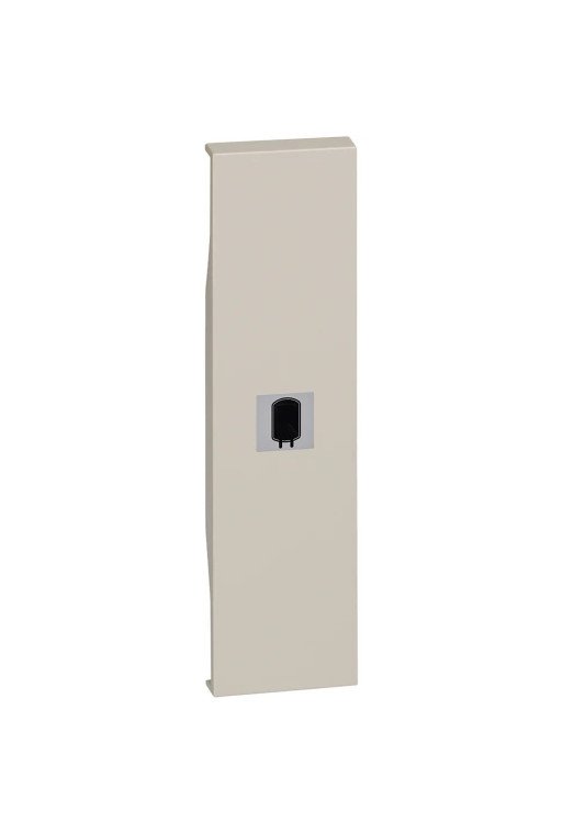 BTICINO LivingNow 1-modulige Tastenabdeckung mit Symbol "Boiler" in der Farbe Sand