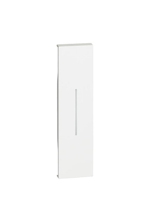 BTICINO LivingNow 1-modulige Tastenabdeckung ohn e Symbol in der Farbausführung White
