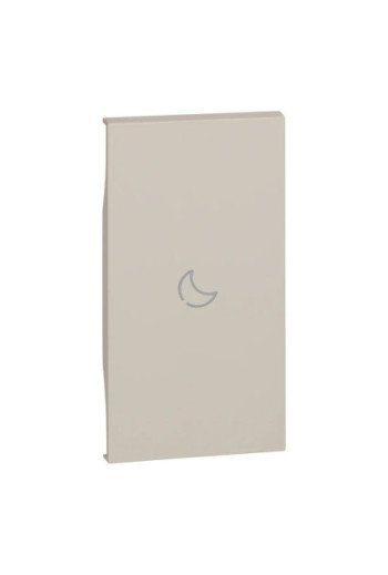 BTICINO LivingNow 2-mod. Tastenabdeckung für MyH ome mit Symbol "Nacht" Farbe Sand