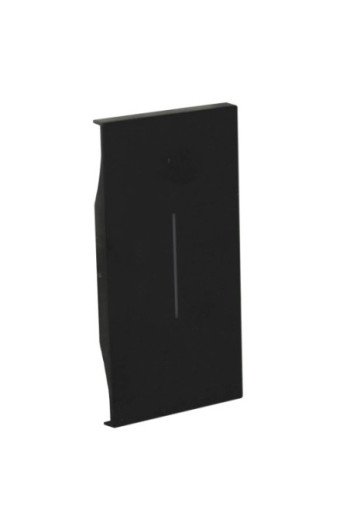 BTICINO LivingNow 2-mod. Tastenabdeckung für MyH ome ohne Symbol in der Farbe Black