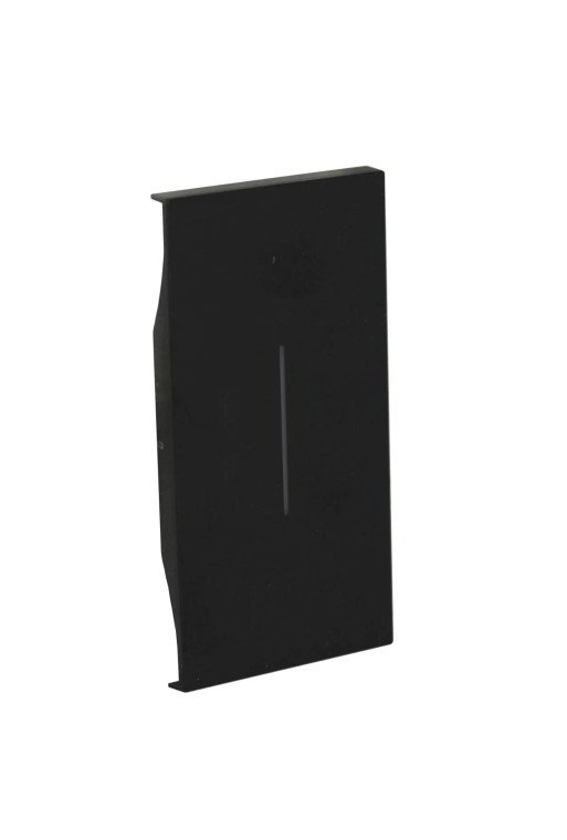 BTICINO LivingNow 2-mod. Tastenabdeckung für MyH ome ohne Symbol in der Farbe Black