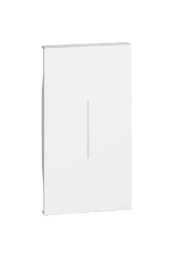 BTICINO LivingNow 2-mod. Tastenabdeckung für MyH ome ohne Symbol in der Farbe White