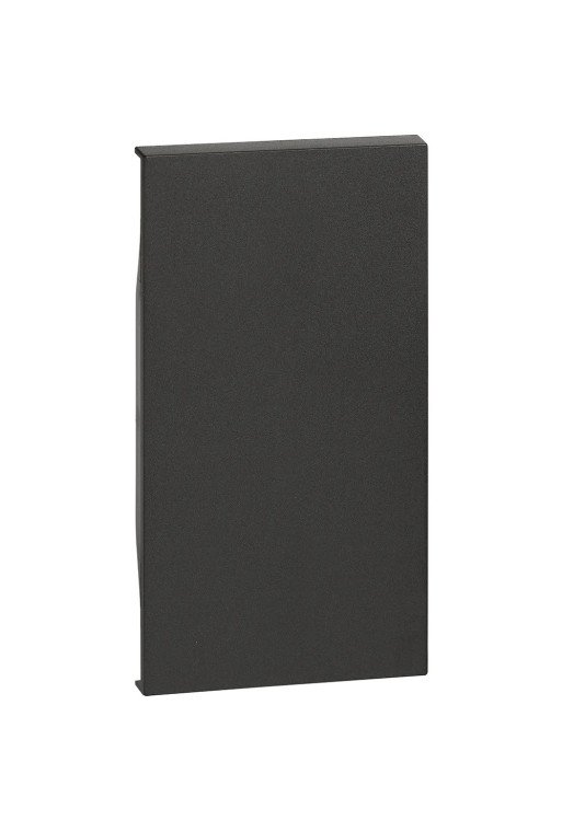 BTICINO LivingNow 2-modulige Abdeckung für Blind modul in der Farbausführung Black