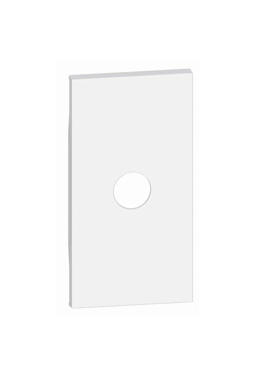 BTICINO LivingNow 2-modulige Abdeckung für TV-Do se in der Farbausführung White