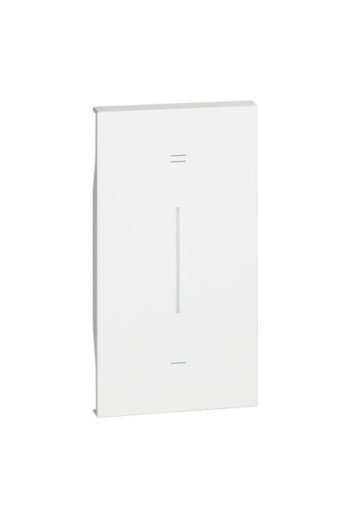 BTICINO LivingNow 2-modulige Tastenabdeckung My Home mit Symbol "+/-" Farbe White