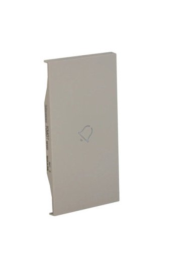 BTICINO LivingNow 2-modulige Tastenabdeckung My Home mit Symbol "Glocke" Farbe Sand