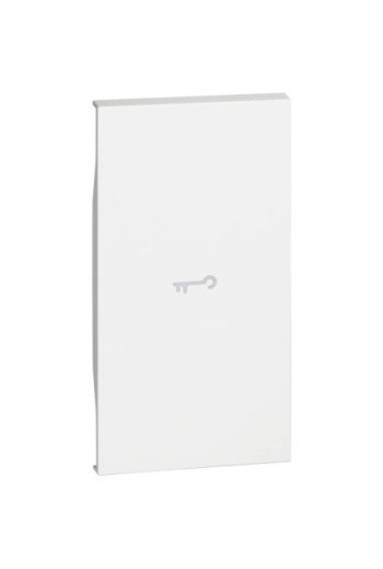 BTICINO LivingNow 2-modulige Tastenabdeckung My Home mit Symbol "Schlüssel" Farbe White