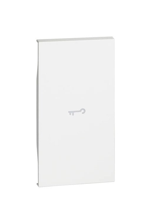 BTICINO LivingNow 2-modulige Tastenabdeckung My Home mit Symbol "Schlüssel" Farbe White