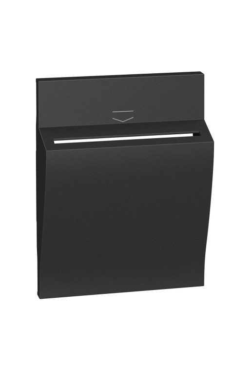 BTICINO LivingNow 3-modulige Abdeckung für Hotel -Card-Schalter in der Farbe Black