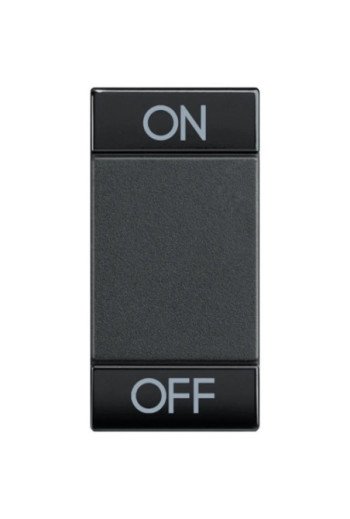 BTICINO Wippe "On-Off" 1-Modulig Anthrazit