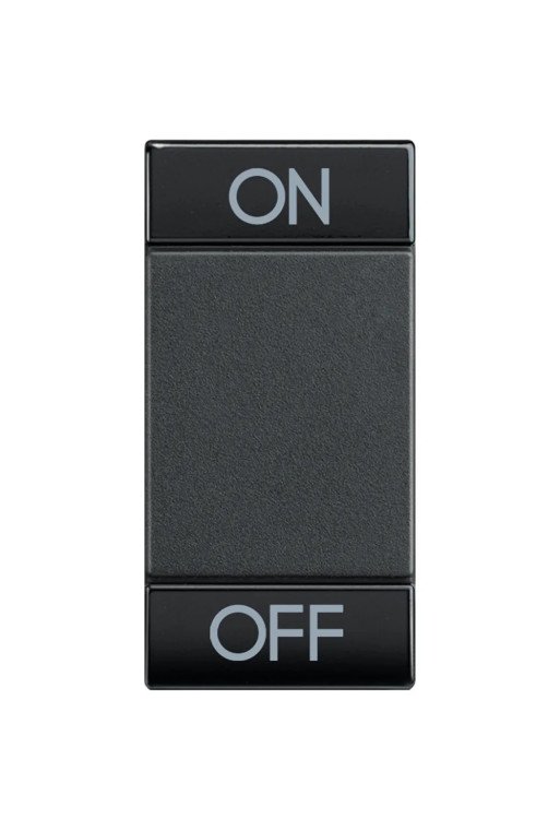 BTICINO Wippe "On-Off" 1-Modulig Anthrazit