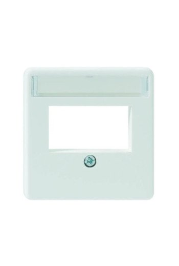 RUTENBECK Zentralstück 50 x 50 mm für 2fach Tragplatte perlweiss