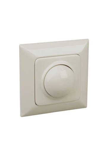 LEGRAND Abdeckung Drehdimmer Creo mandelweiß