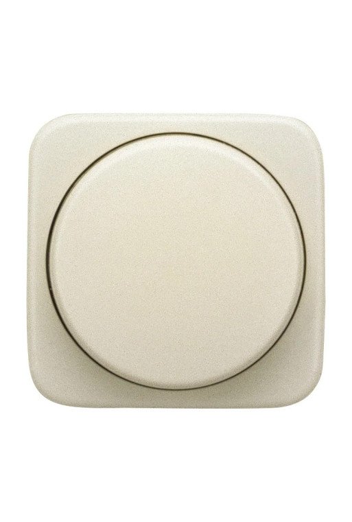 BUSCH-JAEGER Zentralscheibe mit Drehknopf für Dimmer Reflex SI weiß