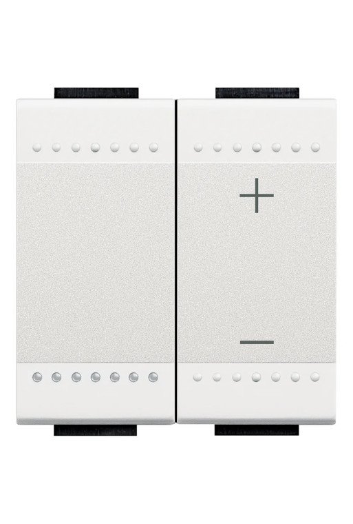 BTICINO Tastdimmer 600Va Rl 2-Modulig Weiss