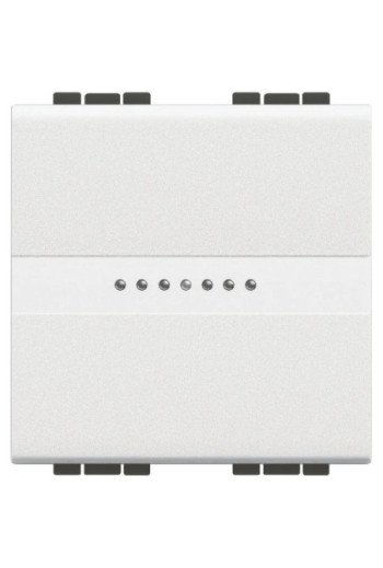 BTICINO LIVINGLIGHT Taster Schliesser 10A 2M Wei ss
