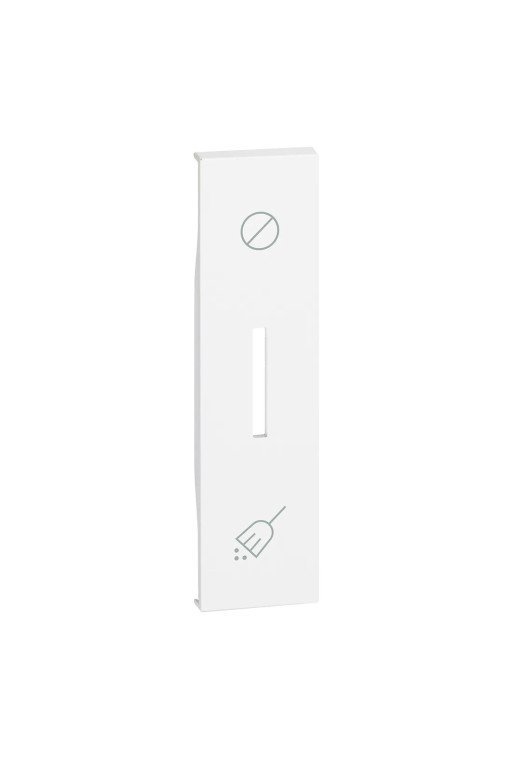 BTICINO LivingNow 1-mod. Tastenabd. Schalter "Ni cht stören/Zimmer reinigen" Farbe White