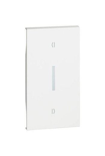 BTICINO LivingNow 2-mod. Taste Rollladenschalter für vert. Installation Farbe White