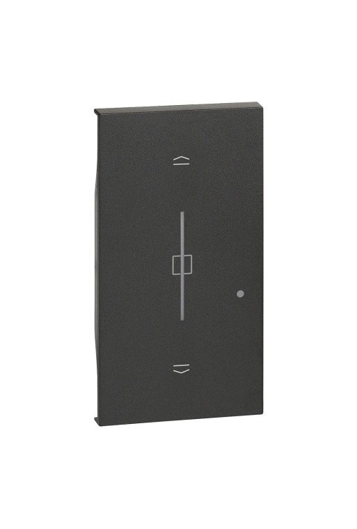 BTICINO LivingNow 2-modulige Taste für Rollladen schalter with Netatmo in der Farbe Black