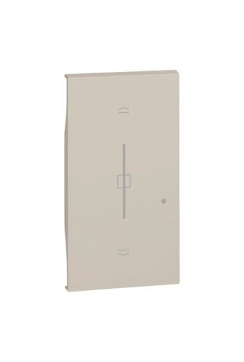 BTICINO LivingNow 2-modulige Taste für Rollladen Wandsender with Netatmo Farbe Sand