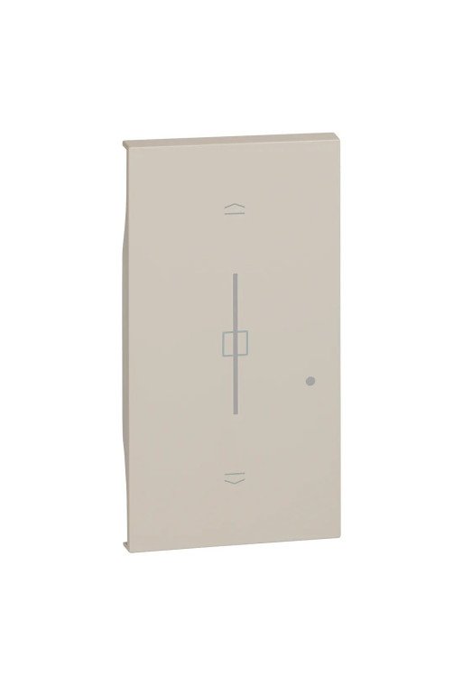 BTICINO LivingNow 2-modulige Taste für Rollladen Wandsender with Netatmo Farbe Sand