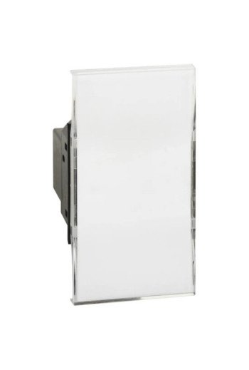 BTICINO LivingNow 2-moduliger Taster 12V AC mit Namenschild und LED-Beleuchtung