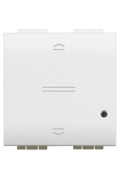 BTICINO Rollladenschalter 2-modulig für LivingLi ght with Netatmo Farbe: Weiß