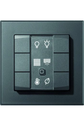 HOMEMATIC Wandtaster - 6-fach anthrazit