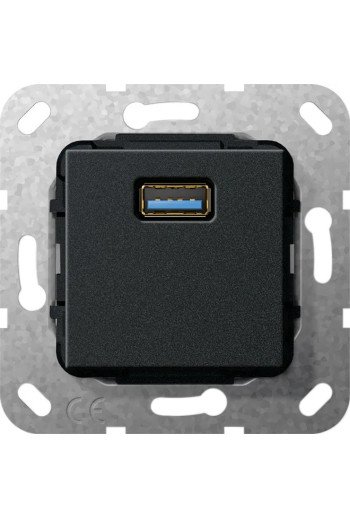 GIRA USB 3.0 A Kpl. Einsatz Schwarz m