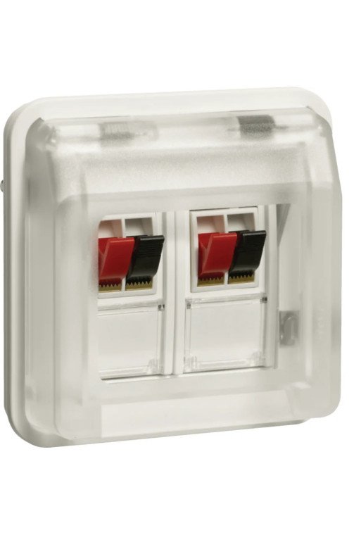 HAGER Lautsprecherdosen-Einsatz 2F W.1 pw