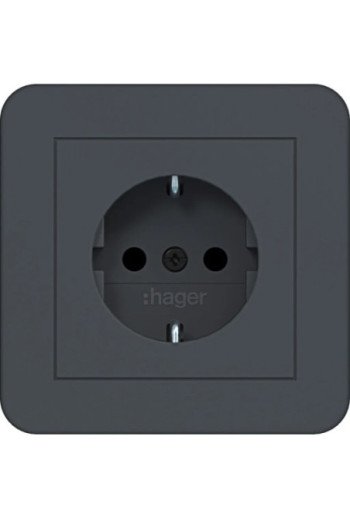 HAGER SD SCHUKO ADP erh. BS SK C1 ant mt lack
