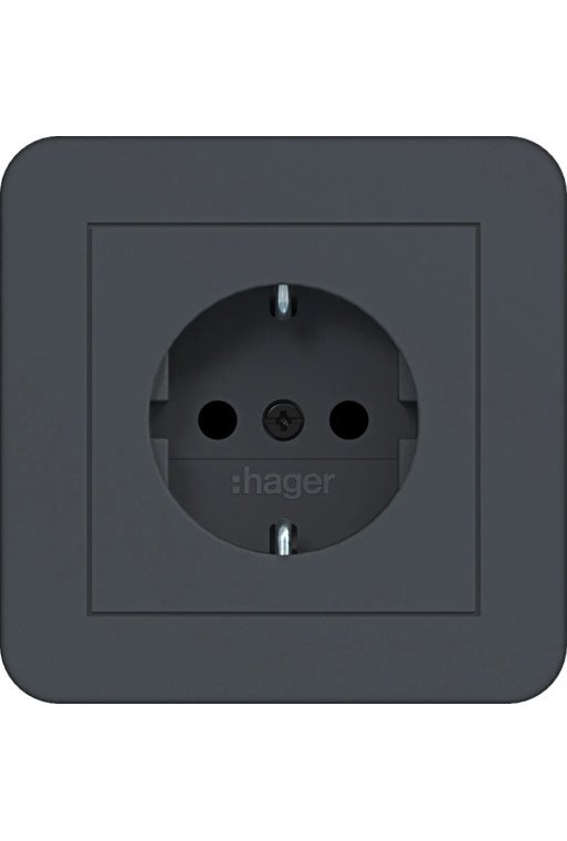 HAGER SD SCHUKO ADP erh. BS SK C1 ant mt lack